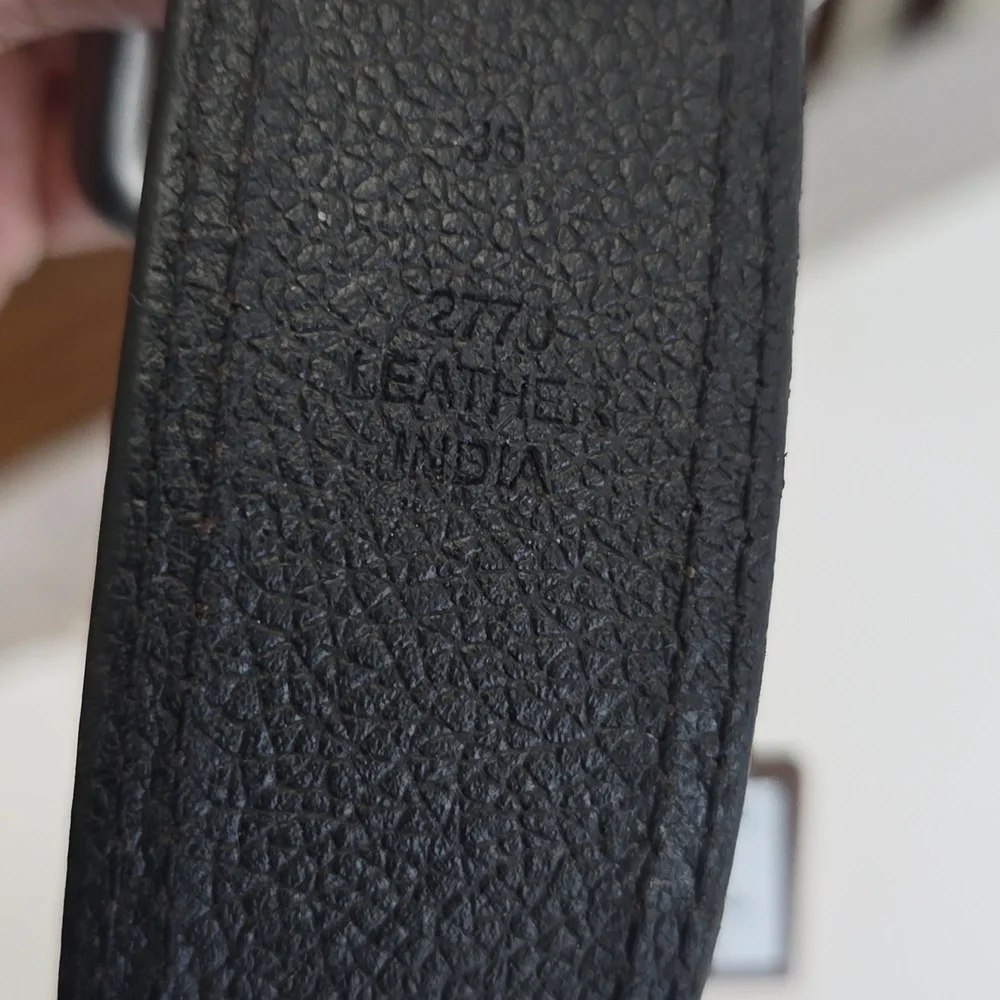 C.E. Schmidt Workwear Men's Reversible Brown Black Leather Belt Size 36